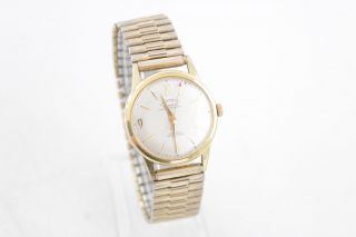 Vintage Gents Monarch 41 Jewels Gold Tone Wristwatch Automatic