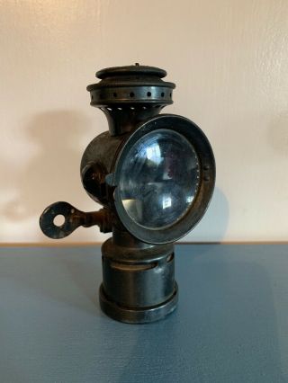 Neverout Brass Antique Insulated Kerosene Safety Lamp Bicycle Automobile Rose Mf