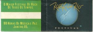 Freddie Mercury: Signed Photo,  Vintage Autograph,  Brazil 1985 Queen Rock In Rio