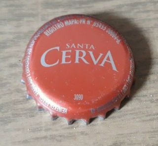 Brazil Cerveja - Santa Cerva - Beer Kronkorken Capsule Bottle Cap