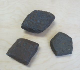 Three Civil War Era Artillery Shell Fragments,  One Polygonal