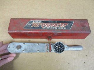 Vintage Snap On Rt - 600 Torqometer 3/8 Not With Box