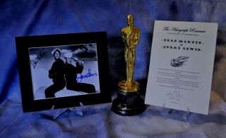 Dean Martin & Jerry Lewis Certified Hand Signed Autographed 8 X10 Photo,