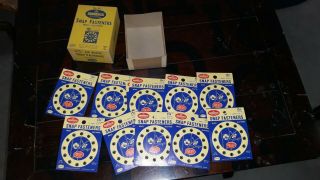 Vtg.  Clinton Quality Brass Snap Fasteners 4/0 Full Box Of 12 Cards (144 Total)