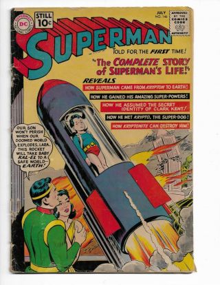 Superman 146 - G,  2.  5 - " The Complete Story Of Superman 
