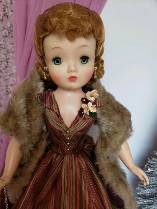 Gorgeous Christmas Ball Gown & Fur For Your Cissy