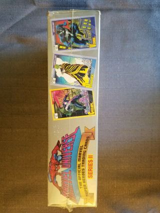 1991 Impel Marvel Universe Series II Card Set Wax Pack Box FACTORY 2