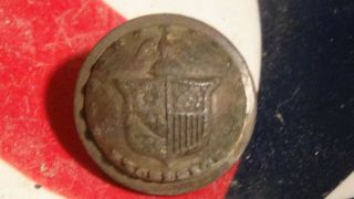 Pretty Dug Civil War York State Seal Coat Button