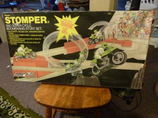 Vintage Schaper Stomper Ssc Cycle Boomerang Stunt Set 852 Box