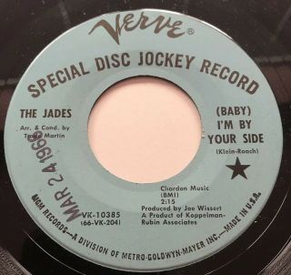 Northern Soul 45 The Jades (baby) I’m By Your Side Verve Lbl.  Promo Nm