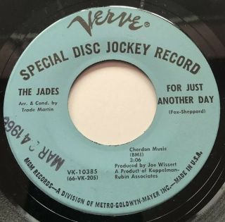 Northern Soul 45 The Jades (Baby) I’m By Your Side Verve Lbl.  PROMO NM 2