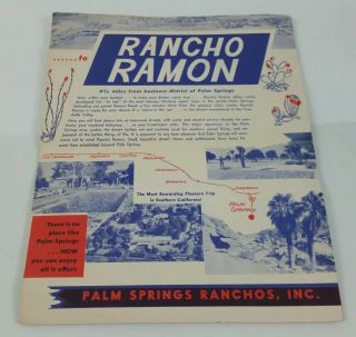 Vintage Rancho Ramon,  Palm Springs California - 1950 