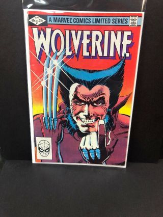 Wolverine 1 1st Solo Solid Grade Frank Miller Classic Cover Art 1982