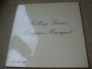 The Rolling Stones Beggars Banquet Lp Stereo Uk 1st Press - A Beauty [ex,  /ex]