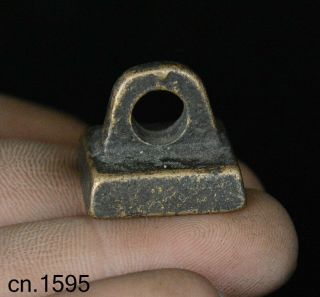 Curio Nepal Chinese Old Dyansty Palace Bronze Imperial Seal Stamp Signet Statue