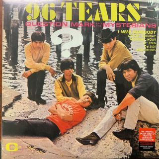 Question Mark And The Mysterians 96 Tears Clear Colored Vinyl Lp