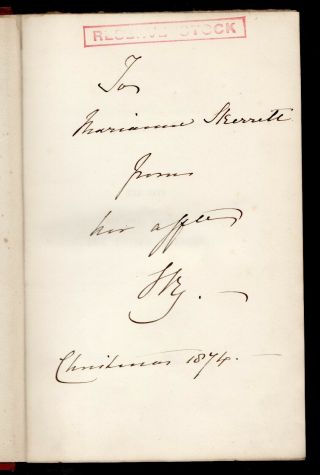 Queen Victoria Signed Inscribed 1875 Book Life Of Prince Consort Albert (vol.  I)
