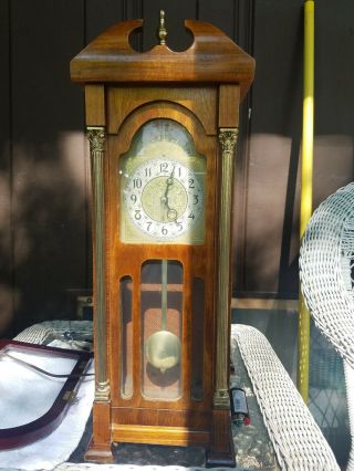 Vintage United Metal Goods No.  444 Mini Grandfather Clock