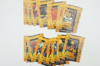 Marvel Metal Gold Blasters Set of 18 cards Fleer 1995 2