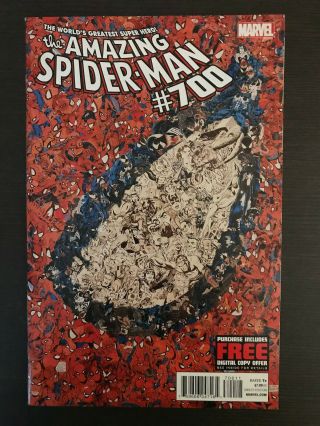 Spiderman 700 First Printing 2013 Marvel Comic Book.