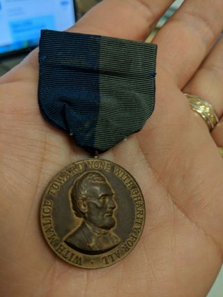 Civil War Us Army Campaign Medal 661 Medal