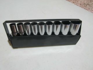 Craftsman Metric 9 Socket Set With A 3/8 " And Holder