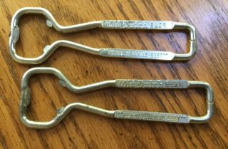 2 Old Dutch Beer Catasauqua Pa Bottle Openers Eagle Brewing Co Advertising