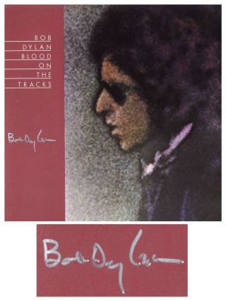 Bob Dylan Signed Album  Blood On The Tracks  Epperson