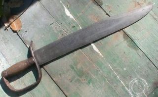 Civil War Confederate D - Guard Bowie Knife