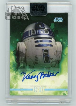 Kenny Baker R2 - D2 2019 Topps Star Wars Stellar Signatures Autograph Card 13/40