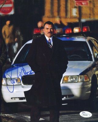 Tom Selleck Hand Signed 8x10 Color Photo Blue Bloods Actor Jsa