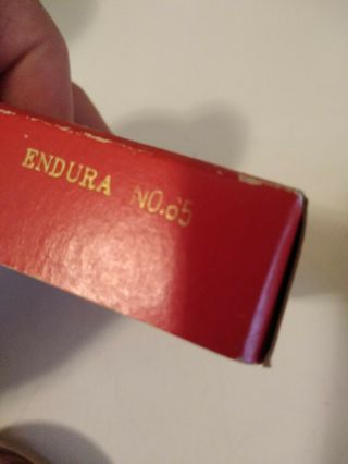 Vintage Endura 65 Pocket Watch Alarm Clock W/original Box & - - Endura
