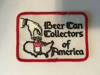 Vintage Patch Beer Can Collectors Of America
