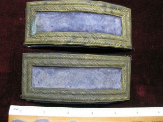 Civil War Infantry Officers Smith Patent Double Border Shoulder Board