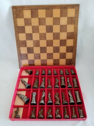 Vintage Chess Set Made In Italy Large