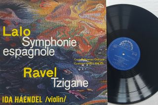 Ida Haendel,  Ancerl: Lalo - Symphony Espagnole,  Ravel - Tzigane / Supraphon