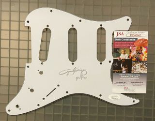 Angus Young Ac/dc Signed Autograph Auto Strat Guitar Pickguard Jsa