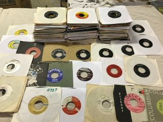 (200) Early Country & Western 45 Rpm Records - Hillbilly Bopper Promos Starday 1