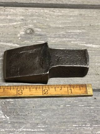 Vintage Hand Forged Blacksmith Anvil Hardi Cut Off Tool 7/8” Shank