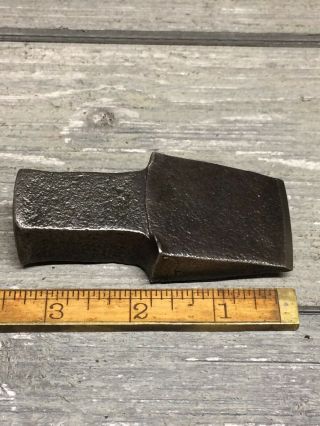 Vintage Hand Forged Blacksmith Anvil Hardi Cut Off Tool 7/8” Shank 2