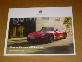 2018 2019 Porsche Panamera Gts Models Sales Brochure 34 Pages