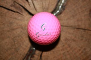 Vintage Ping Green And Pink Golf Ball The Greenbrier Karsten