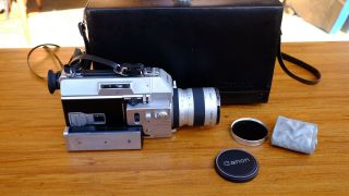 Vintage Canon 814 Auto Zoom 8 Movie Camera With Case