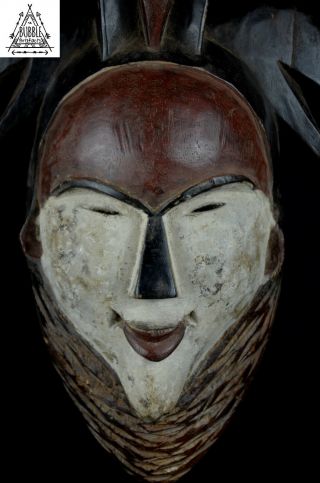 Fine Vintage Tsogo Mask,  Gabon,  Africa 2