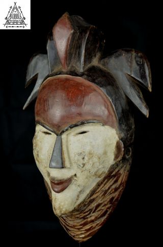 Fine Vintage Tsogo Mask,  Gabon,  Africa 3