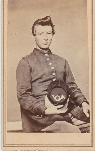 Civil War Cdv Soldier Plattsburgh,  York