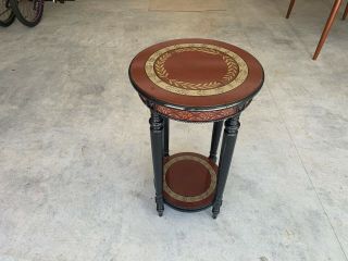 Bombay Company Josephine Round Inlaid Accent Side Table L@@k