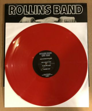Lp: Rollins Band - Life Time Unplayed Red Vinyl Reissue,  Download