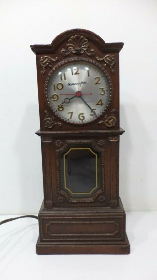 Vintage Mastercrafters Clock Grandfather Clock Hadden United Spartus