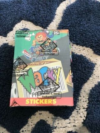 1991 Topps Wacky Packages Wax Box Complete 48 Packs Bbce Authenticated/wrapped